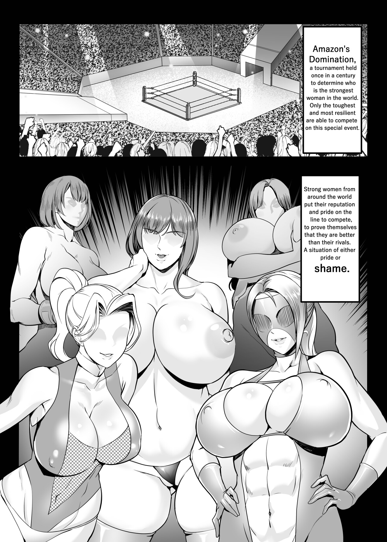 Hentai Manga Comic-STRONG WOMAN'S GREAT TOURNAMENT-Read-2
